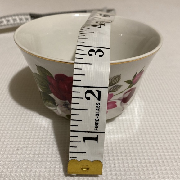 Ridgway Ironstone England Rose Creamer and Sugar Cup - Picture 9 of 10